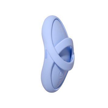 Смарт-вибратор для клитора Svakom Echo 2 Sky Blue, подогрев до 38 &deg;C, съемная насадка на палец SX2448 фото