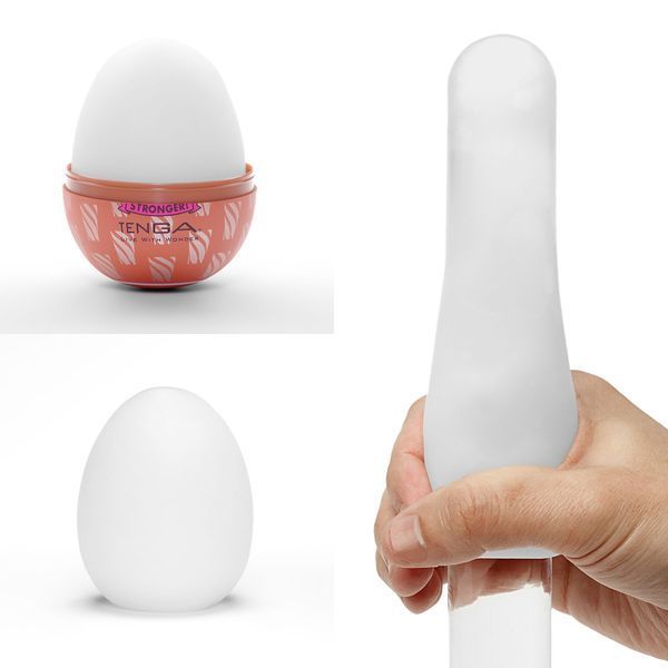 Мастурбатор-яйцо Tenga Egg Cone, плотный TPE, пробник лубриканта 5 мл SO9801 фото