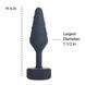 Анальная пробка Lux Active Twist Plug Large Blue SX3927 фото 4