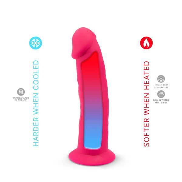 Фаллоимитатор с вибрацией SilexD Henry Vibro Pink (MODEL 2 size 7in) + LRS, диаметр 4,4 см SX3130 фото
