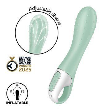 Вибратор точки G Satisfyer Air Pump Vibrator 3, надувается, 12 режимов вибрации SX2174 фото