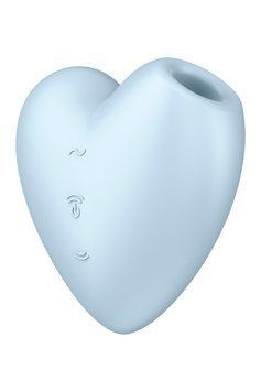 Вакуумный стимулятор Satisfyer Cutie Heart Blue 4037271 фото
