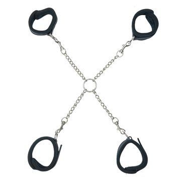 Хрестовина Punishment - Hog-Tie - Black SX2226 фото