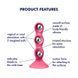 Анальный стимулятор-бусины Satisfyer Triple Ball-R Red SX3548 фото 4