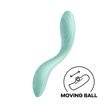 Вібратор із перлинною стимуляцією точки G Satisfyer Rrrolling Pleasure Mint 4043975 фото