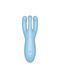 Клиторальный смарт-вибратор Satisfyer Threesome 4 Blue с тремя пальчиками SO6081 фото 2