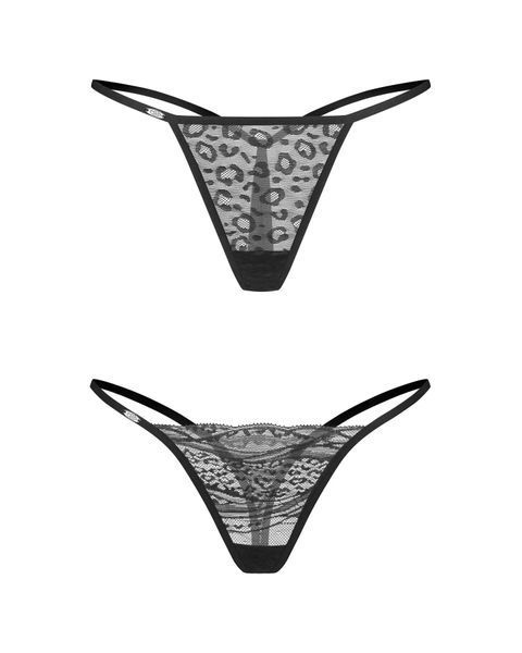 Набір трусиків Obsessive Clara 2-pack thong S/M SX3558 фото