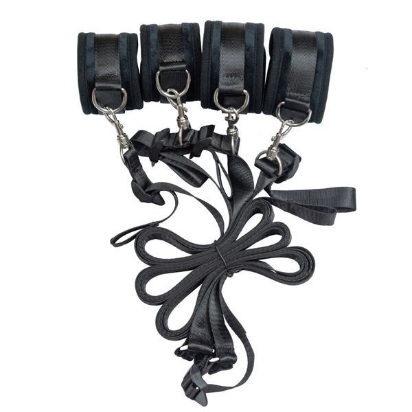 Растяжка на кровать Punishment - 5-Piece Bed Restraint Kit &ndash; Black SX2229 фото