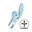 Вибратор-кролик Satisfyer Touch Me Blue, двойной отросток, 3 мощных мотора SO7777 фото