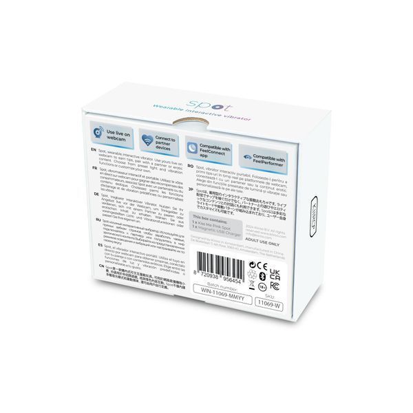 Интерактивное виброяйцо Kiiroo Spot, подходит для вебкама, до 5 часов работы SX2241 фото