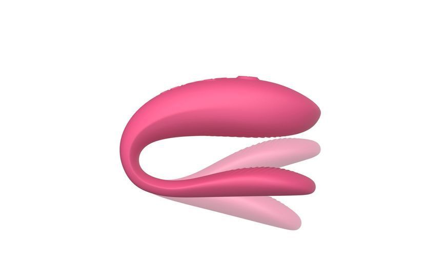 Смарт-вибратор для пар We-Vibe Sync Lite Pink, 10 виброрежимов, можно совмещать с проникающим сексом SO8766 фото