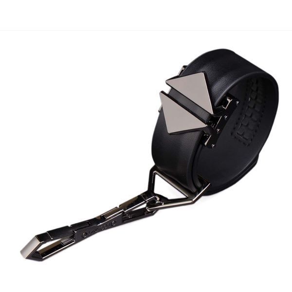 Набір фіксаторів для рук та ніг LOCKINK Hogtie Set, чорний, ремені з натуральної шкіри SX0841 фото